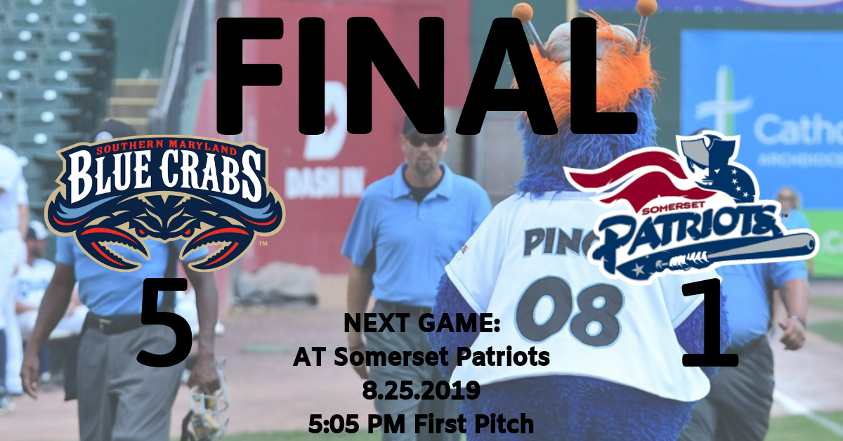 Crabs Continue Playoff Push in 5-1 Win